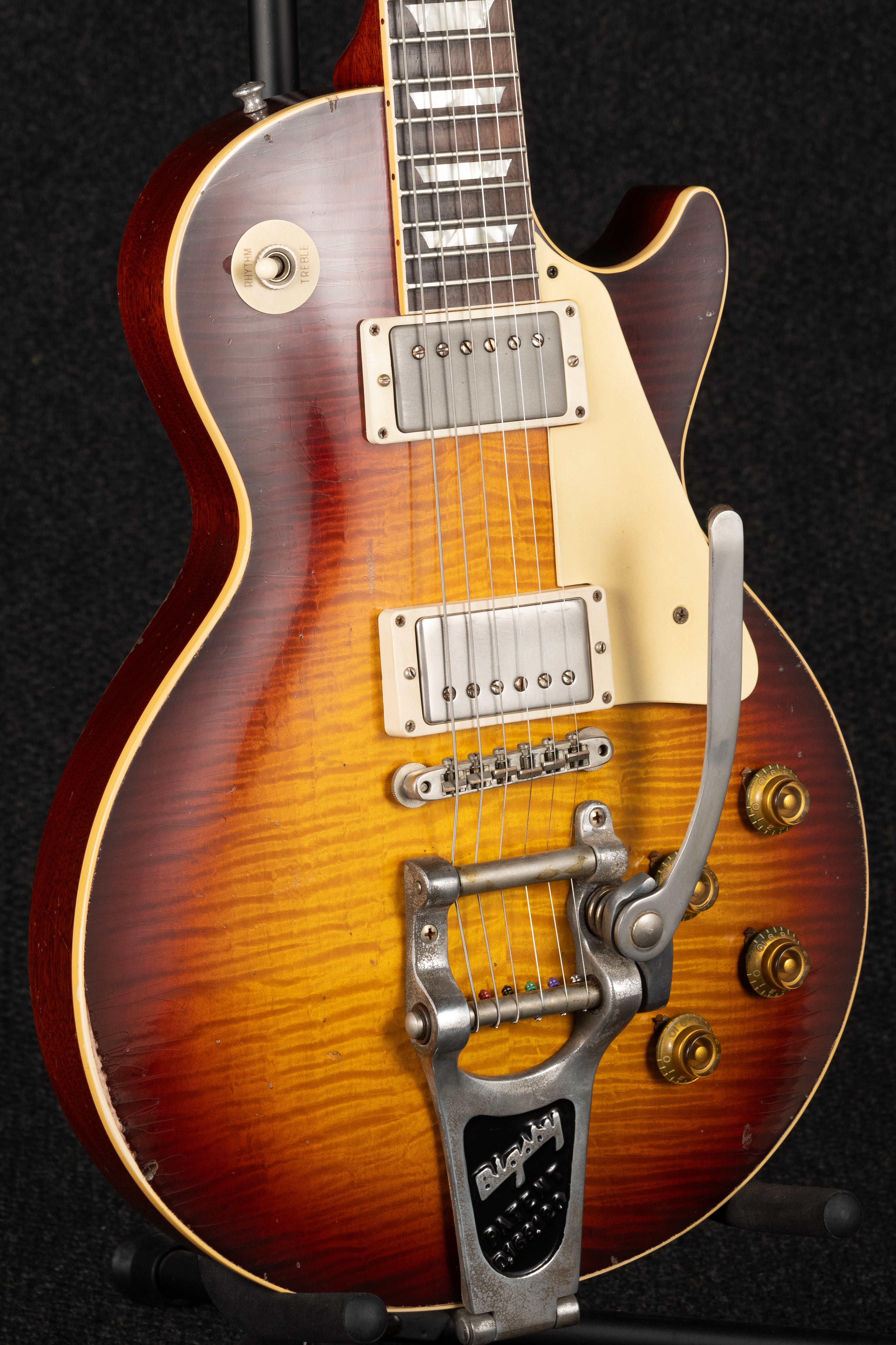 '59 Les Paul Standard Reissue w/Bigsby Murphy Lab Aged - Brazilian Board - Tom’s Tri-Burst