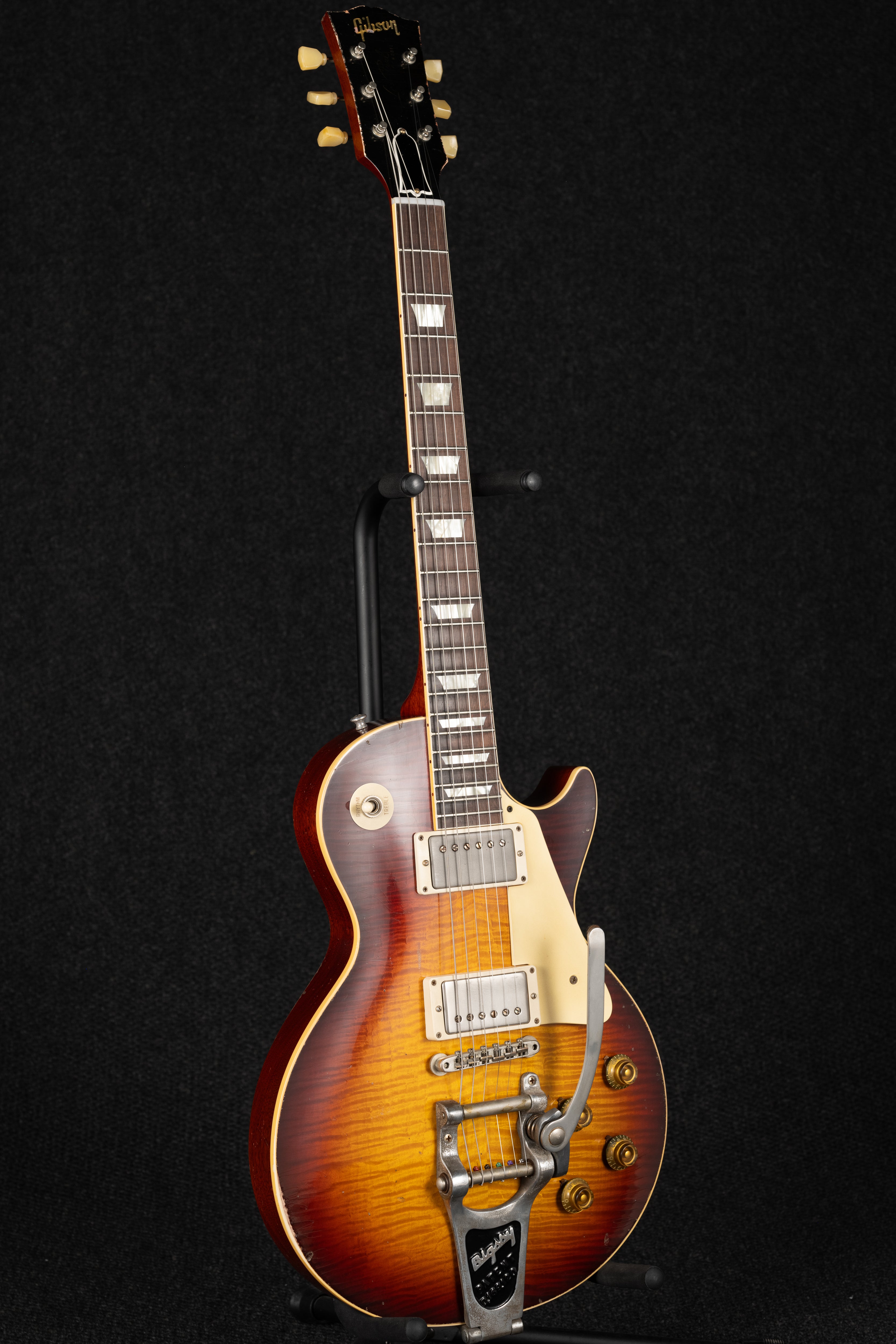 '59 Les Paul Standard Reissue w/Bigsby Murphy Lab Aged - Brazilian Board - Tom’s Tri-Burst