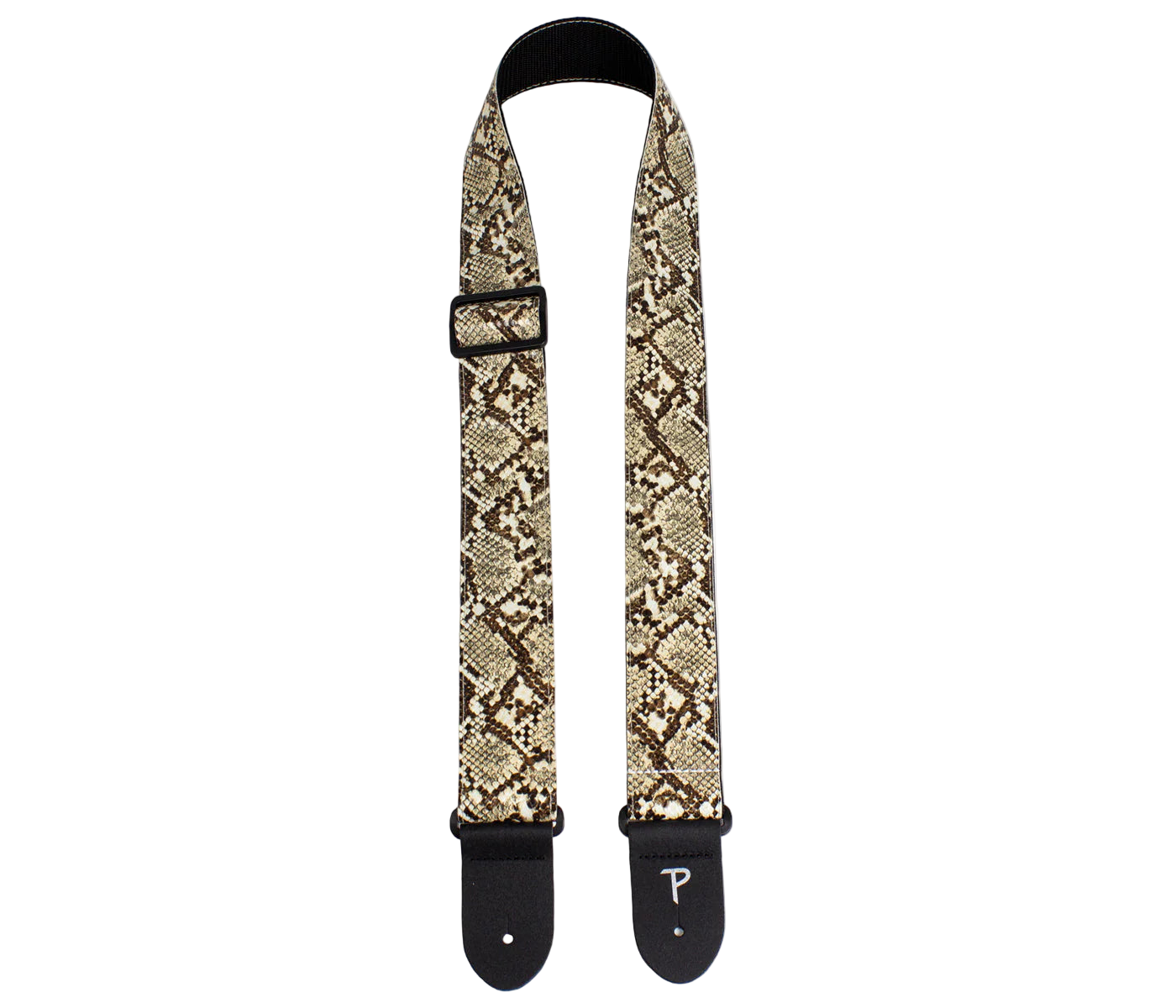 Faux Snake Skin Guitar Strap with Triglide