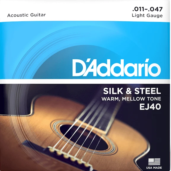 Silk & Steel Acoustic Guitar Strings EJ40