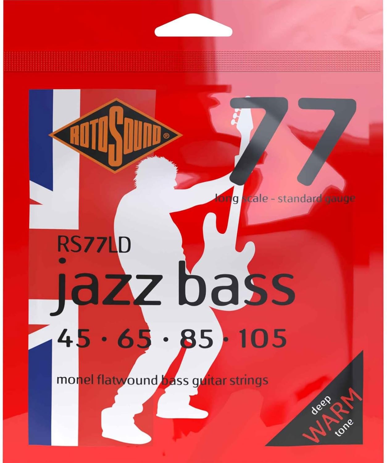 RS77LD Jazz Bass Monel Flatwound Bass Strings