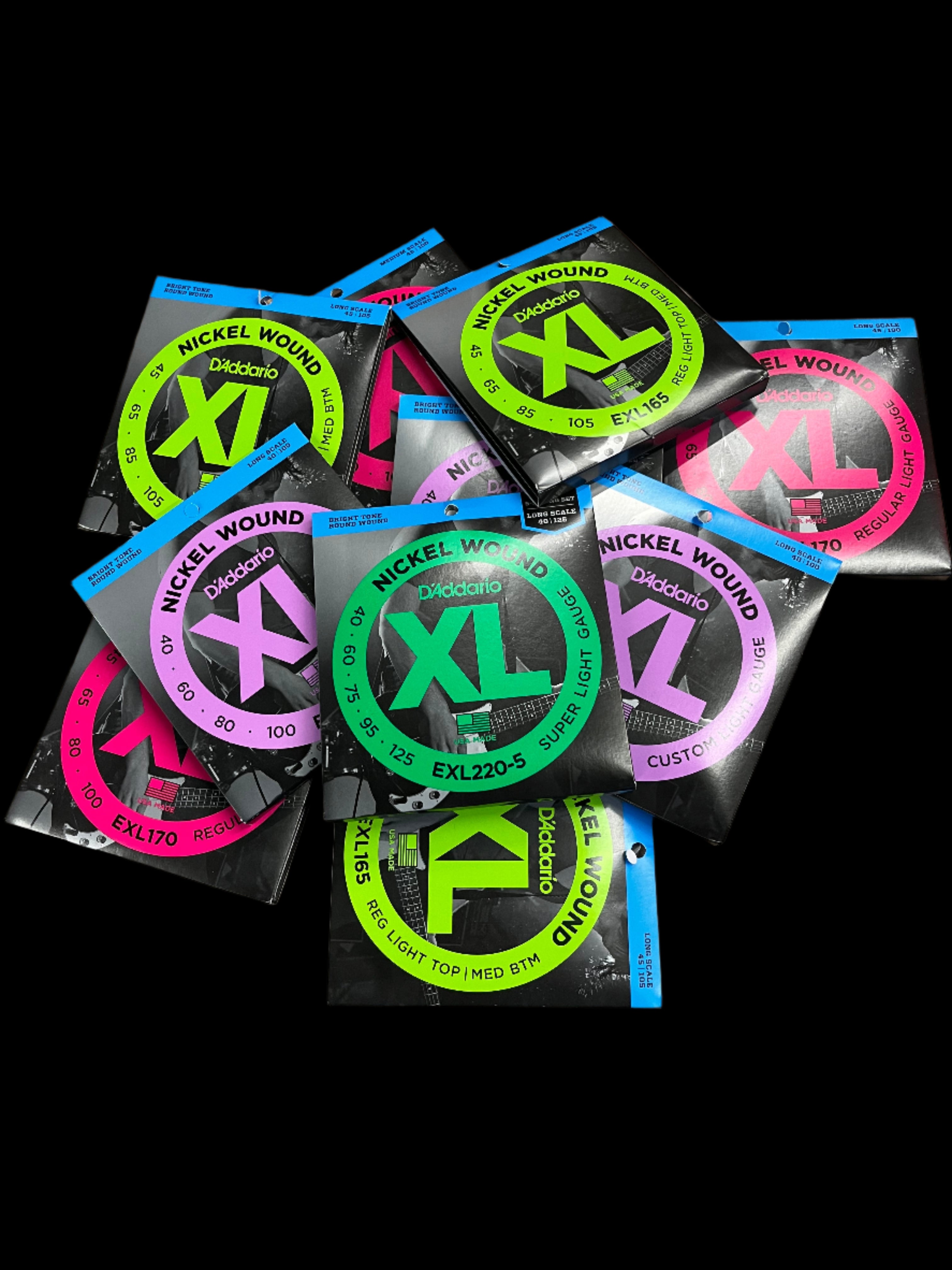 XL Nickel Wound Long Scale Bass Strings